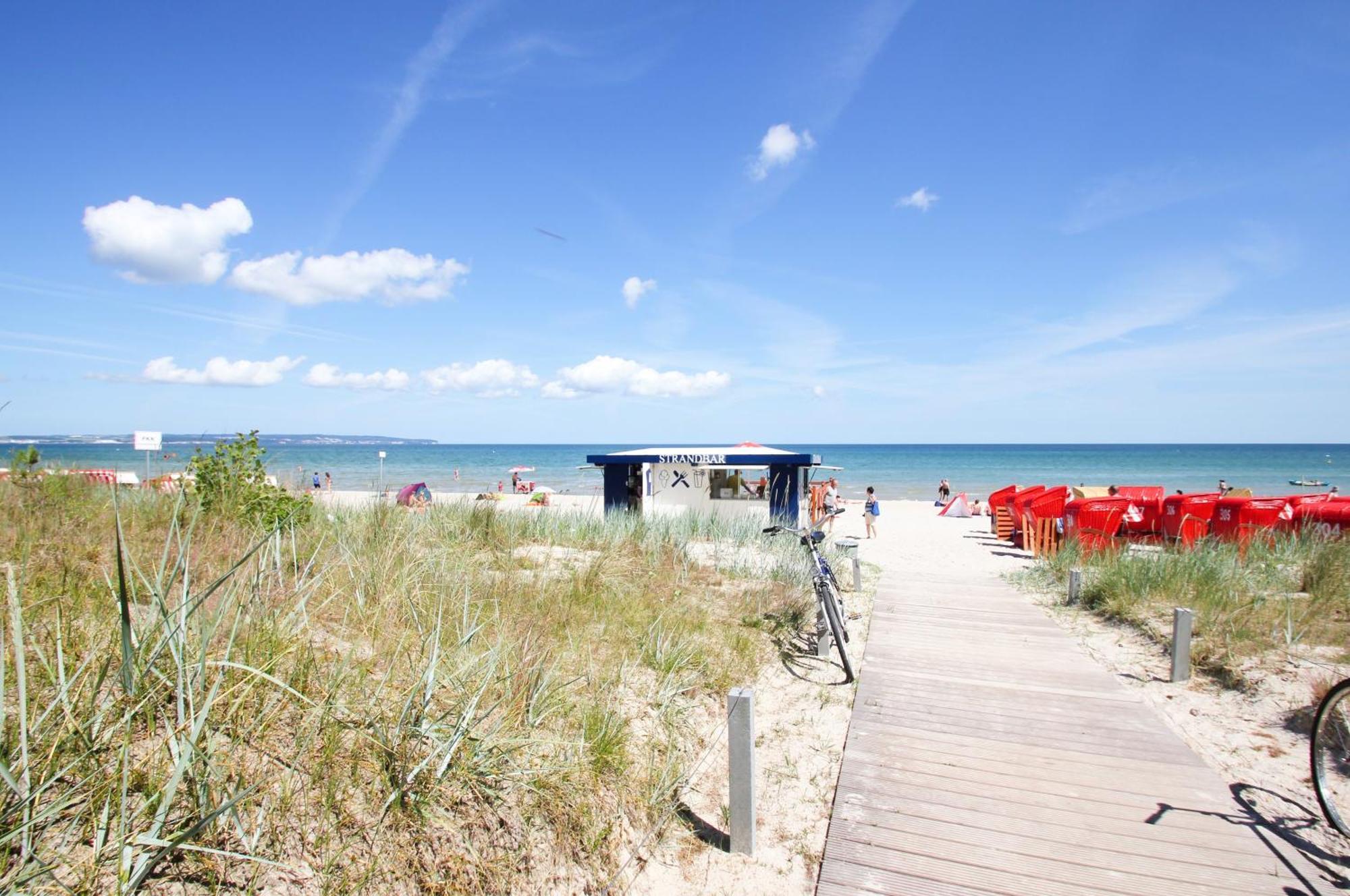 Aparthotel Ostsee Fewo 36 Balkon, Meerblick, Strand Binz Zewnętrze zdjęcie